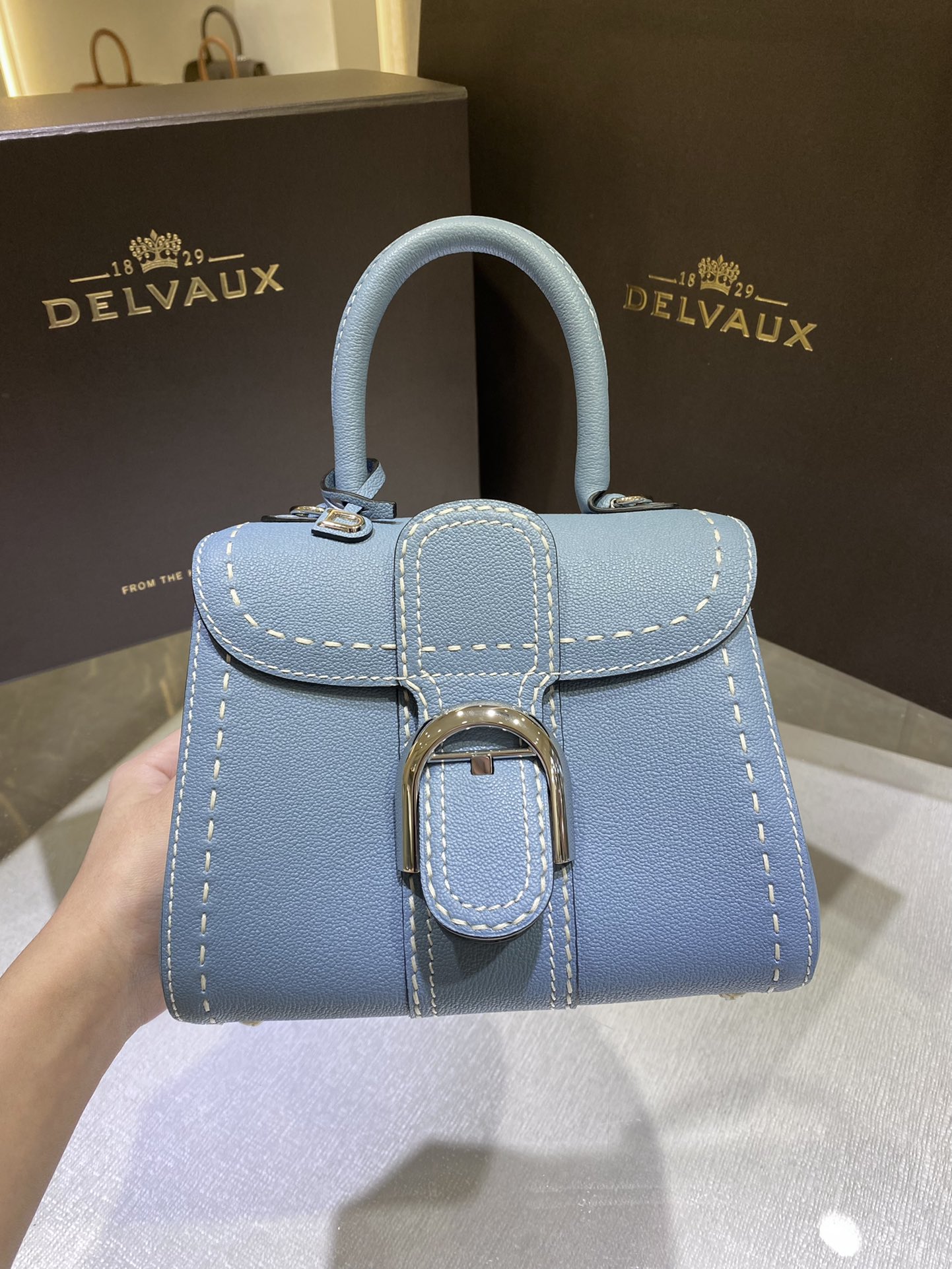 델보 브리앙 박스백 미니